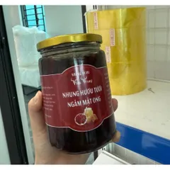 [ Nguyên Chất 100%] Nhunggg Hươuuu tươi nguyên chất ngâm mật ong (80g Nhungggg)