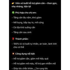 Viên Vỏ Bưởi Sấy Khô (túi:450viên)