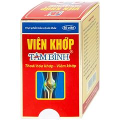 Viên uống giảm thoái hóa khớp viêm khớp Tâm Bình (60 viên)