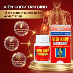 Viên uống giảm thoái hóa khớp viêm khớp Tâm Bình (60 viên)