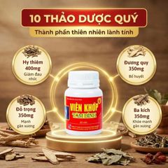 Viên uống giảm thoái hóa khớp viêm khớp Tâm Bình (60 viên)