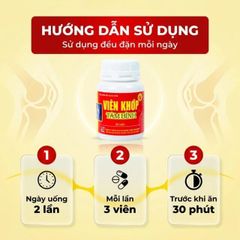 Viên uống giảm thoái hóa khớp viêm khớp Tâm Bình (60 viên)