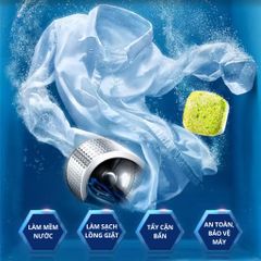 Viên Tẩy Lồng Máy Giặt Denkmit Nội Địa Đức Khử Mùi Hôi Cặn Bẩn Lâu Ngày Sạch Lồng Giặt An Toàn Cho Sợi Vải