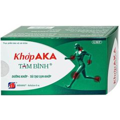 Viên uống dưỡng khớp, tái tạo sụn khớp AKA Tâm Bình (5 vỉ x 12 viên)