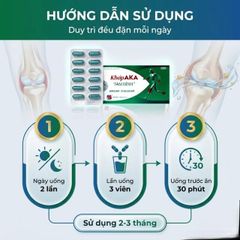 Viên uống dưỡng khớp, tái tạo sụn khớp AKA Tâm Bình (5 vỉ x 12 viên)