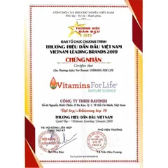Viên uống bổ sung canxi, Vitamin D3 và Vitamin K2 cho cơ thể, hỗ trợ xương chắc khoẻ CalciumElite Vitamins For Life (Hộp 60 viên)