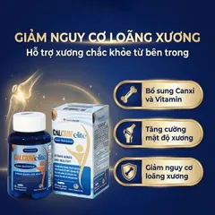 Viên uống bổ sung canxi, Vitamin D3 và Vitamin K2 cho cơ thể, hỗ trợ xương chắc khoẻ CalciumElite Vitamins For Life (Hộp 60 viên)