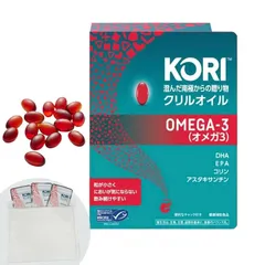  Dầu nhuyễn thể Kori Krill Oil Omega-3 hộp 152 viên Nhật Bản
