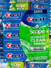 ( HÀNG CHÍNH HÃNG MỸ) KEM ĐÁNH RĂNG CREST SCOPE EXTRA WHITENING - TUÝP 232G