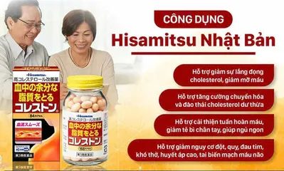 Viên Uống Giảm Mỡ Máu Hisamitsu 168 Viên Hỗ Trợ Cholesterol Cao - Hàng Nội Địa Nhật Bản