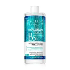Combo 2 Chai Nước tẩy trang Eveline Hyaluron Clinic B5 dưỡng ẩm da 500ML