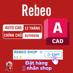 Cài AutoCad Giá Rẻ, Nâng Chính Chủ 12 Tháng Ổn Định tại REBEO Shop