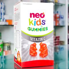 Kẽm Gummies Neo Kids hộp 60 viên cho bé từ 3 tuổi - hỗ trợ bé ăn ngon,tăng đề kháng, giảm ốm vặt