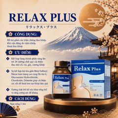 Viên uống Relax Plus Jpanwell hỗ trợ giảm đau khớp, khó vận động do viêm khớp (60 viên)