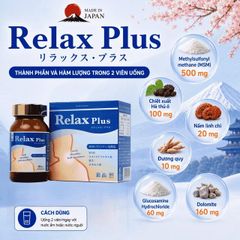 Viên uống Relax Plus Jpanwell hỗ trợ giảm đau khớp, khó vận động do viêm khớp (60 viên)