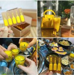 Tinh Chất Nghệ Nano Golden Gift Curcumin Gold Hàn Quốc - Hỗ Trợ Tiêu Hóa, Làm Đẹp Da, 100 Tép X 2 Gram 795773