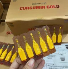 Tinh Chất Nghệ Nano Golden Gift Curcumin Gold Hàn Quốc - Hỗ Trợ Tiêu Hóa, Làm Đẹp Da, 100 Tép X 2 Gram 795773