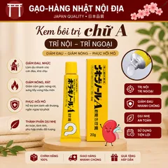 Kem Bôi Trĩ Chữ A Borraginol Nhật Bản 20g - Kem Bôi Co Búi Trĩ, Giảm Đau Rát Hậu Môn Cấp Tốc