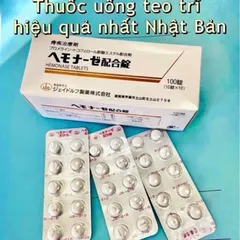 Viên Uống Hỗ Trợ Co Teo Búi Trĩ Hemonase Tablets Nhật Bản Hộp 100 Viên