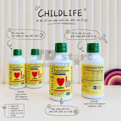 Canxi dạng nước ChildLife Liquid Calcium with Magnesium chai 473ml 