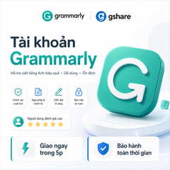 Tài khoản Grammarly Pro giá rẻ - bảo hành trọn thời gian