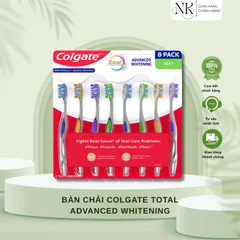 (HÀNG MỸ CHÍNH HÃNG) SET 8 CÂY BÀN CHẢI COLGATE TOTAL ADVANCED WHITENING
