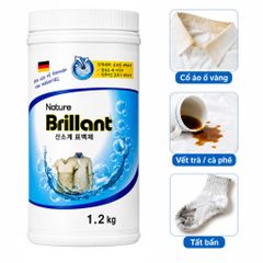 Bột tẩy Oxi Nature Brillant 1.2kg Made in Korea làm sạch quần áo trắng giảm ố vàng