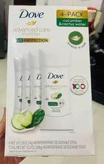 (HÀNG CHÍNH HÃNG MỸ) LĂN KHỬ MÙI DOVE ADVANCED CARE 74G