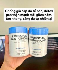 (HÀNG CHÍNH HÃNG MỸ ) VIÊN UỐNG TRẮNG DA  LIPOSOMAL GLUTAHION 1000MG AGE