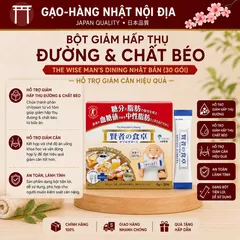Bột Giảm Hấp Thụ Đường Và Chất Béo The Wise Man's Dining Otsuka Nhật Bản (Hộp 30 Gói) - Hỗ Trợ Giảm Cân, Ổn Định Đường Huyết