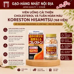 Viên Uống Giảm Cholesterol Và Tuần Hoàn Máu Koreston Hisamitsu Nhật Bản (Hộp 168 Viên) - Hỗ Trợ Giảm Mỡ Máu, Tê Lạnh Chân Tay