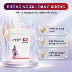 Viên uống hỗ trợ phòng chống loãng xương, bổ sung canxi giúp xương chắc khỏe Calci K2 Dao Nordic Health (60 viên)