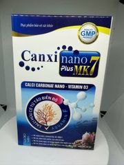 Viên uống Canxi Nano Plus MK7 (Chai 30 viên) Hỗ trợ phát triển xương và chiều cao cho trẻ em và giảm nguy cơ loãng xương