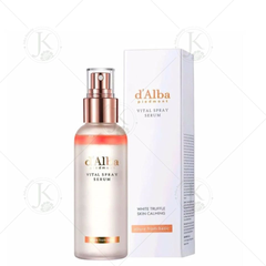 ( NK Chính Hãng)(Auth Nhập Khẩu)Xịt Khoáng Dưỡng Sáng Da d'Alba White Truffle Vital Spray Serum 100ml