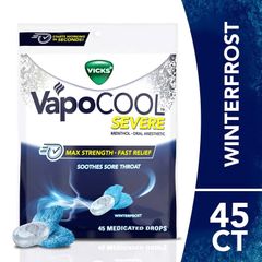 Kẹo ngậm Vicks VapoCool gói 45 viên của Mỹ