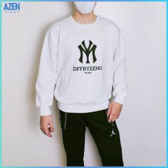 [Siêu Rẻ] Áo sweater nỉ bông in logo New YORK form unisex nam nữ