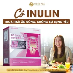 Inulin Nhật Bản – Chất Xơ Hòa Tan Prebiotics Nuôi Lợi Khuẩn, Giảm Táo Bón, Cải Thiện Tiêu Hóa, Hết Đầy Hơi