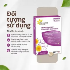 Probioboost Confort Gastrique Fleurance Nature 15 Viên Nhập Khẩu Pháp - Hỗ Trợ Khuẩn HP, Hỗ Trợ Trào Ngược Dạ Dày ⭐