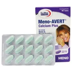 Meno-AVERT Calcium Plus 45 Viên - Hỗ Trợ Cân Bằng Nội Tiết Tố Nữ, Bổ Sung Canxi, Vitamin D, Hàng Nhập Khẩu Đức