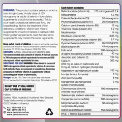 Centrum Women 50+ Bổ sung lutein vitamin D và canxi hỗ trợ sức khỏe sau mãn kinh duy trì sức khỏe của xương răng và làn da khỏe mạnh