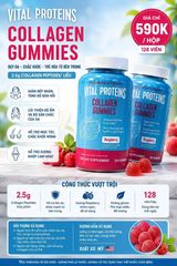 (HÀNG CHÍNH HÃNG MỸ) GUMMIES VITAL PROTEINS COLLAGEN GUMMIES ( 128 viên )