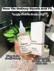✨ The Ordinary Glycolic Acid 7% Toning Solution tẩy tế bào chết, làm sáng da 100ml chính hãng