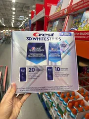 (HÀNG CHÍNH HÃNG MỸ) MIẾNG DÁN TRẮNG RĂNG CREST 3D WHITE