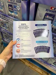 (HÀNG CHÍNH HÃNG MỸ) MIẾNG DÁN TRẮNG RĂNG CREST 3D WHITE
