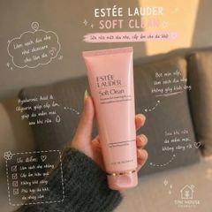 Sữa rửa mặt Estee Lauder hồng cho da khô 100ml, làm sạch dịu nhẹ, dưỡng ẩm da mềm mịn ⚡ Giá tốt