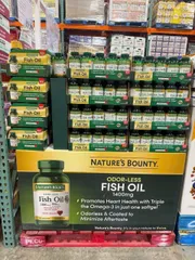 (HÀNG CHÍNH HÃNG MỸ) VIÊN DẦU CÁ NATURE'S BOUNTY OMEGA3 1400MG 130 viên