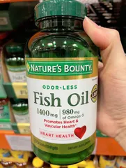 (HÀNG CHÍNH HÃNG MỸ) VIÊN DẦU CÁ NATURE'S BOUNTY OMEGA3 1400MG 130 viên