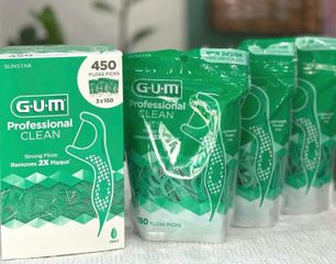 Tăm Chỉ Nha Khoa GUM Cao Cấp 300 cây làm sạch kẽ răng, ngừa sâu răng hiệu quả 🏷️ Rẻ vô địch!