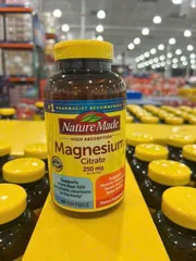 (HÀNG CHÍNH HÃNG MỸ) VIÊN UỐNG MAGNESIUM CITRATE 250MG NATURE MADE 180 viên