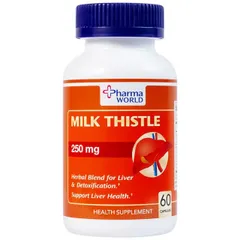 Viên uống hỗ trợ giải độc gan, giúp bảo vệ gan Milk Thistle Pharma World (60 viên)